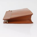 LOUIS VUITTON Epi Pochette Homme Clutch Bag Brown Zipangu M52528 Auth BA13179-5