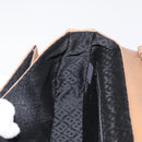 BALLY Chain Shoulder Bag Leather Beige Silver Auth BA13180-20