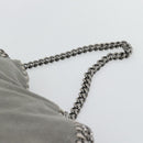 Stella MacCartney Chain Falabella Bag polyester 2way Gray 234387 Auth BA13183-14