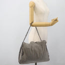 Stella MacCartney Chain Falabella Bag polyester 2way Gray 234387 Auth BA13183-26