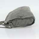 Stella MacCartney Chain Falabella Bag polyester 2way Gray 234387 Auth BA13183-3