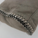 Stella MacCartney Chain Falabella Bag polyester Gray Silver Auth BA13184-17