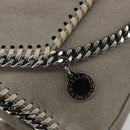 Stella MacCartney Chain Falabella Bag polyester Gray Silver Auth BA13184-18