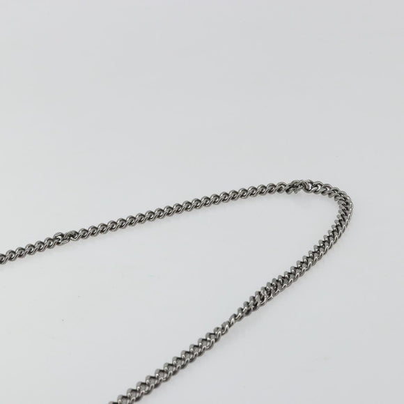 Stella MacCartney Chain Falabella Bag polyester Gray Silver Auth BA13184