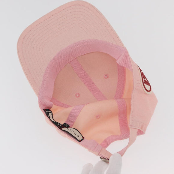 GUCCI Baseballpet Katoen Roze Origineel BA13186A