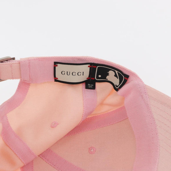 GUCCI Baseballpet Katoen Roze Origineel BA13186A