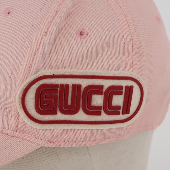 GUCCI Baseballpet Katoen Roze Origineel BA13186A