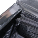 Gianni Versace Hand Bag Patent Leather Black Gold Auth BA13187-20