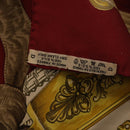 HERMES Carre 90 Scarf ""RETRIERS"" Silk Bordeaux Auth BA13192-13