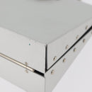 Salvatore Ferragamo Gancini Chain Bag Roestvrij staal Zilver Auth BA13202V-14