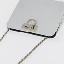 Salvatore Ferragamo Gancini Chain Bag Roestvrij staal Zilver Auth BA13202V-6