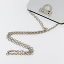 Salvatore Ferragamo Gancini Chain Bag Roestvrij staal Zilver Auth BA13202V-7