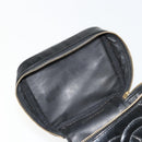 CHANEL Vanity Handtas Lakleer Zwart Goud CC Auth BA13209-18