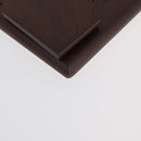 CARTIER Photo Stand Wood Silver Auth BA13210V-12
