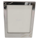 CARTIER Photo Stand Wood Silver Auth BA13210V-2