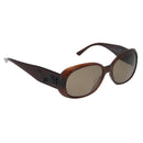 CHANEL Zonnebril plastic Bruin CC Auth BA13212-1