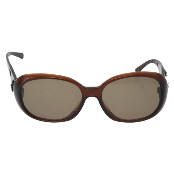 CHANEL Zonnebril plastic Bruin CC Auth BA13212