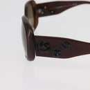 CHANEL Zonnebril plastic Bruin CC Auth BA13212-7