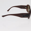 CHANEL Zonnebril plastic Bruin CC Auth BA13212-8
