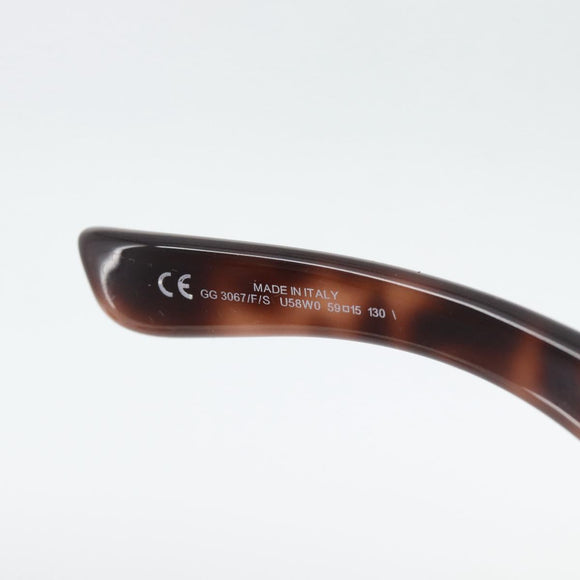 GUCCI Sunglasses plastic Brown Auth BA13215