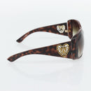 GUCCI Sunglasses plastic Brown Auth BA13215-4