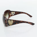GUCCI Sunglasses plastic Brown Auth BA13215-6
