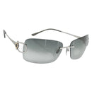 BVLGARI Sunglasses metal Silver Auth BA13217-1