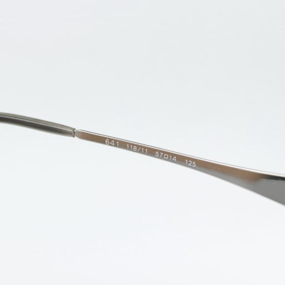 BVLGARI Sunglasses metal Silver Auth BA13217