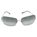BVLGARI Sunglasses metal Silver Auth BA13217-2