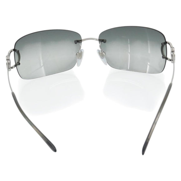 BVLGARI Sunglasses metal Silver Auth BA13217