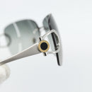 BVLGARI Sunglasses metal Silver Auth BA13217-5