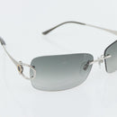 BVLGARI Sunglasses metal Silver Auth BA13217-8