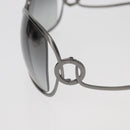 BVLGARI Sunglasses Metal Black Silver Auth BA13219-9