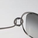 BVLGARI Sunglasses Metal Black Silver Auth BA13219-15