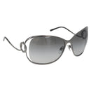 BVLGARI Sunglasses Metal Black Silver Auth BA13219-1