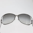 BVLGARI Sunglasses Metal Black Silver Auth BA13219-2