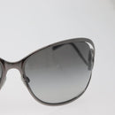 BVLGARI Sunglasses Metal Black Silver Auth BA13219-4