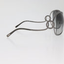 BVLGARI Sunglasses Metal Black Silver Auth BA13219-5