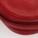 LOUIS VUITTON Epi Jeune Fille MM Shoulder Bag Red M52157 LV Auth BA1322-18