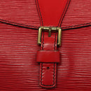 LOUIS VUITTON Epi Jeune Fille MM Shoulder Bag Red M52157 LV Auth BA1322-19