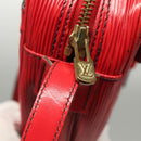 LOUIS VUITTON Epi Jeune Fille MM Shoulder Bag Red M52157 LV Auth BA1322-8