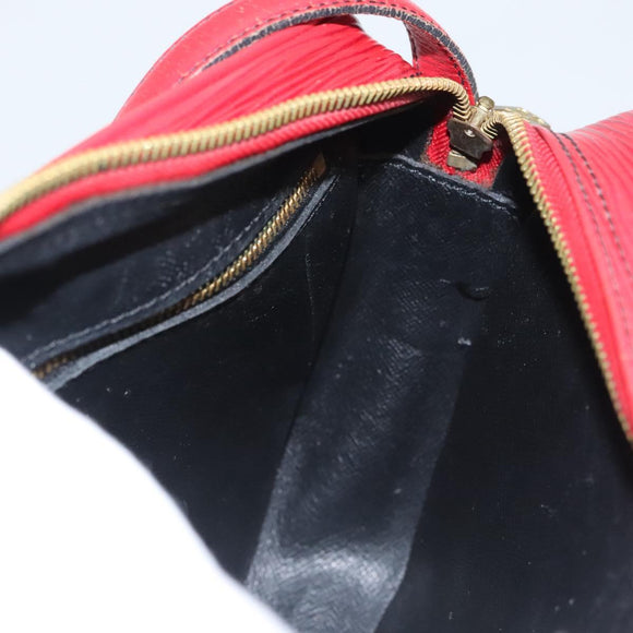 LOUIS VUITTON Epi Jeune Fille MM Shoulder Bag Red M52157 LV Auth BA1322