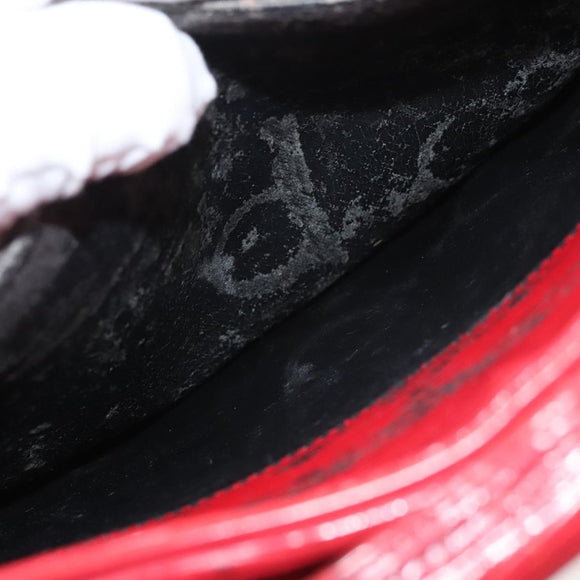 LOUIS VUITTON Epi Jeune Fille MM Shoulder Bag Red M52157 LV Auth BA1322