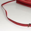 LOUIS VUITTON Epi Jeune Fille MM Shoulder Bag Red M52157 LV Auth BA1322-7