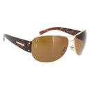 PRADA Tortoise Pattern Sunglasses Plastic Brown Gold Auth BA13220-1