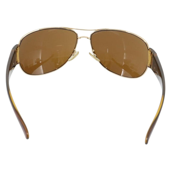 PRADA Tortoise Pattern Sunglasses Plastic Brown Gold Auth BA13220