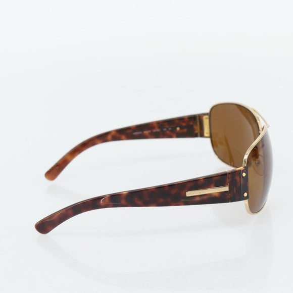 PRADA Tortoise Pattern Sunglasses Plastic Brown Gold Auth BA13220