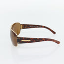 PRADA Tortoise Pattern Sunglasses Plastic Brown Gold Auth BA13220-5