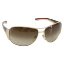 PRADA Schildpad Zonnebril kunststof Bruin Auth BA13221-1