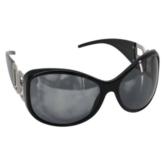 DOLCE&GABBANA Sunglasses plastic Black Auth BA13222